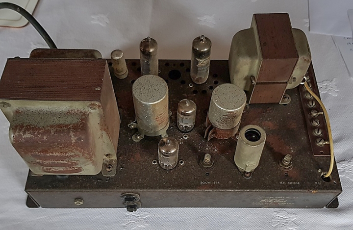 Amplifier, pre-restoration