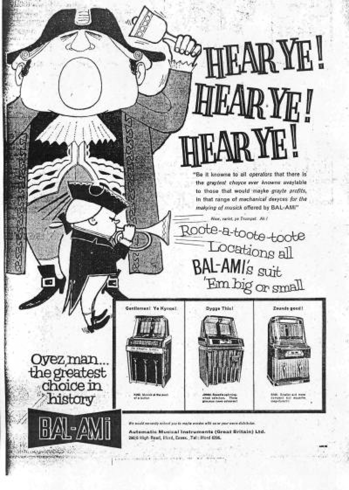 Hear Ye ! Hear Ye ! Hear Ye ! 