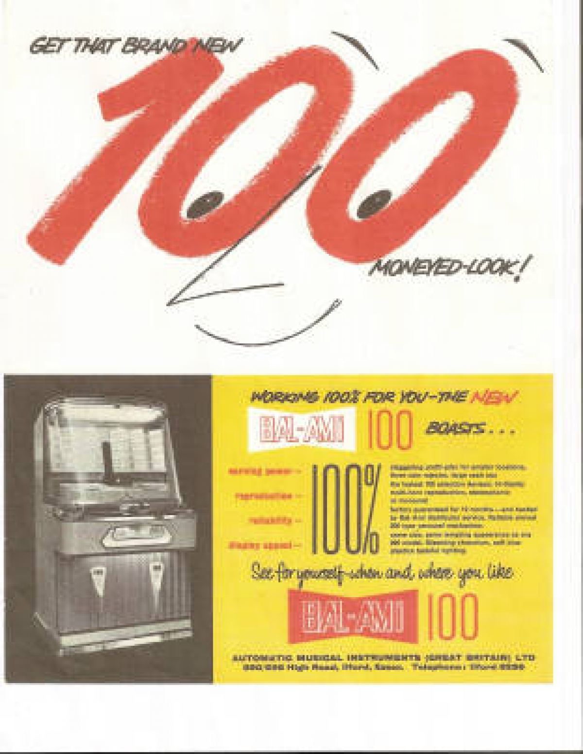 Ad for the British designed S100 