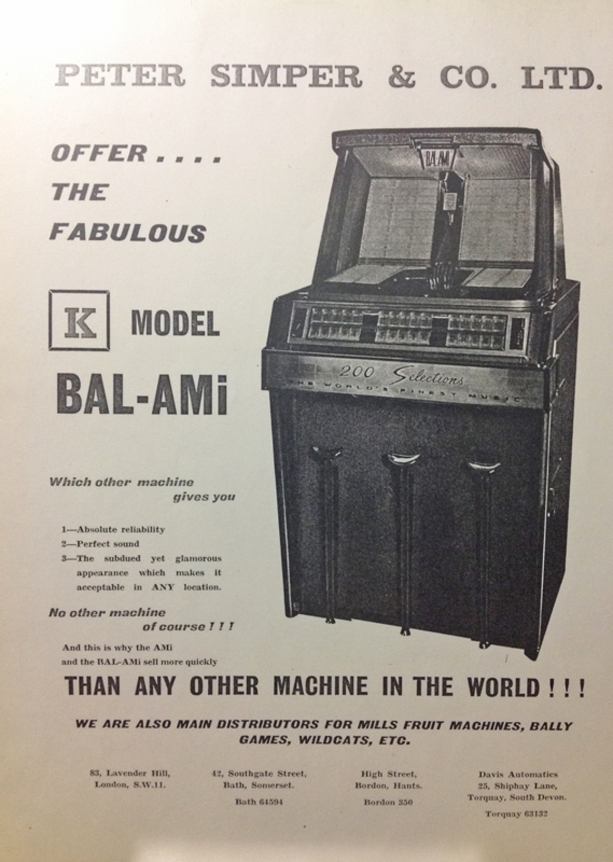 Ad for Model K 