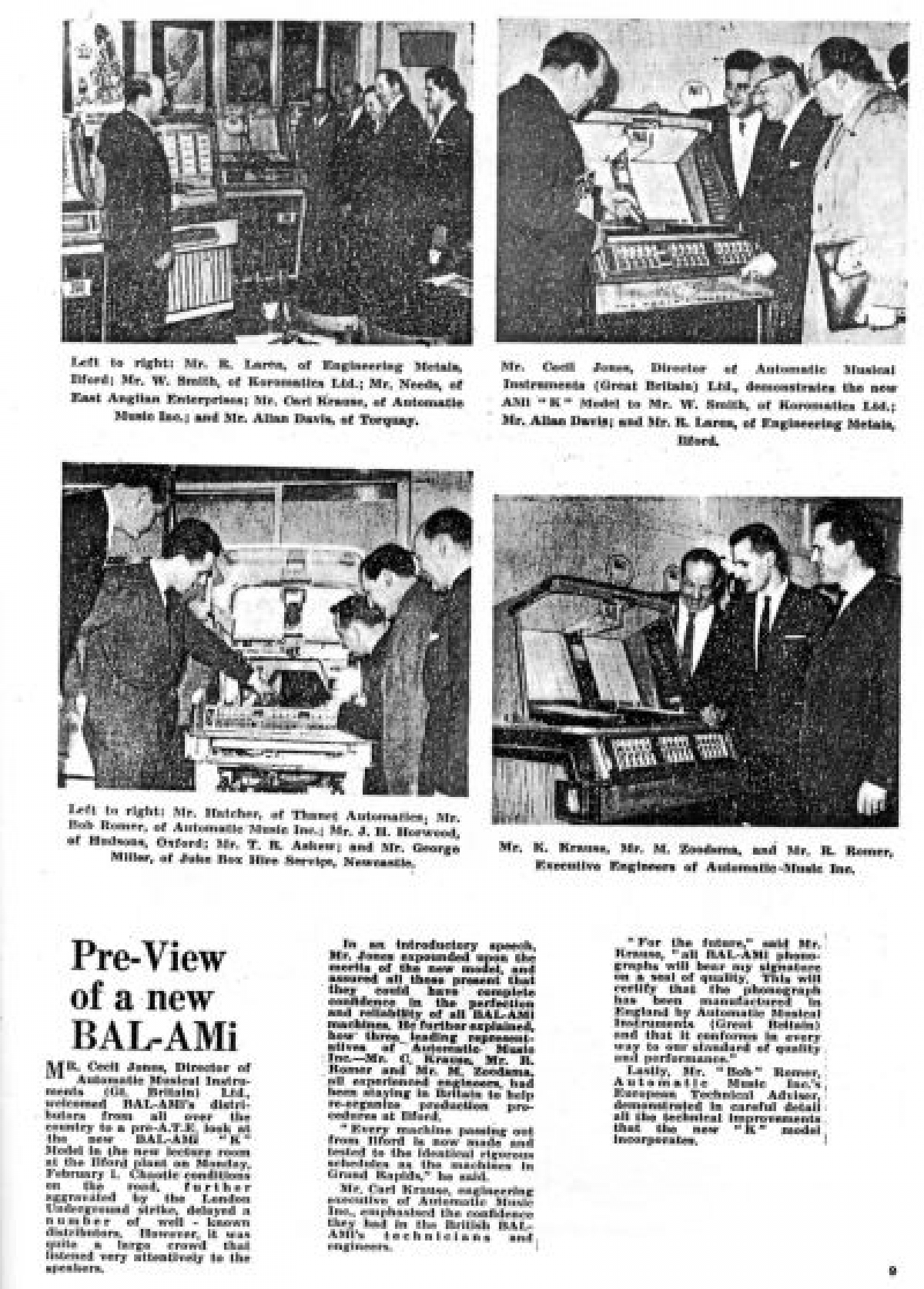 The launch of the Model 