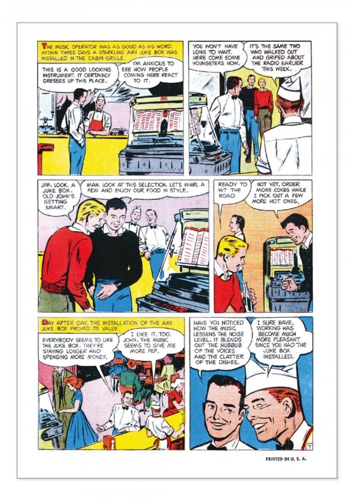 AMi marketing comic strip 