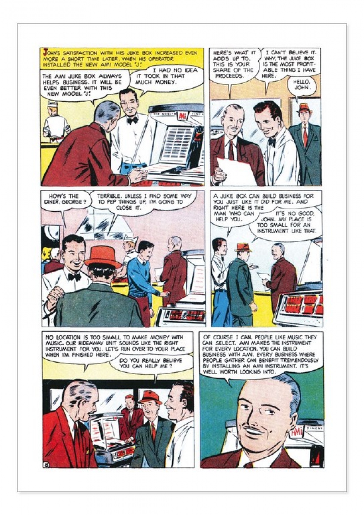 AMi marketing comic strip 