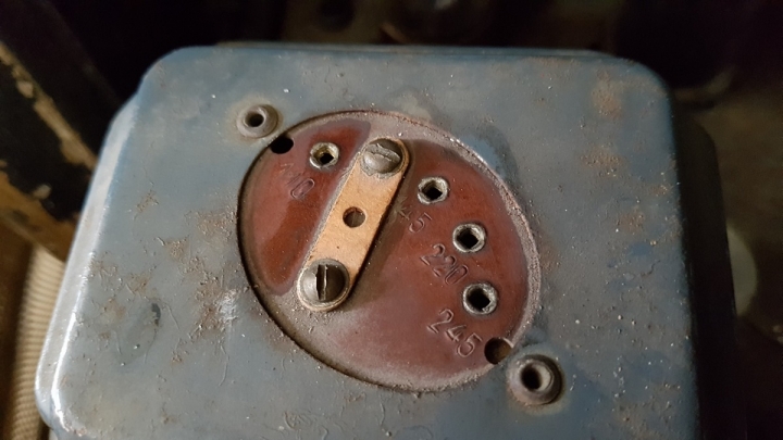 Jumper switch to run at different voltages.