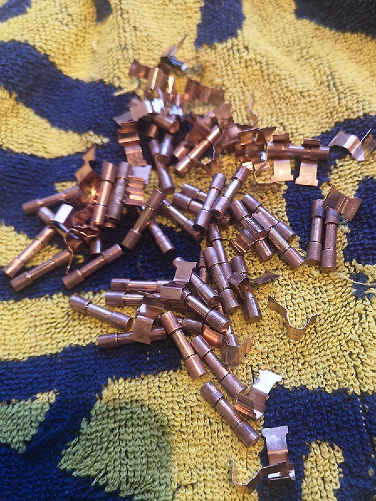 Pins for cleaning