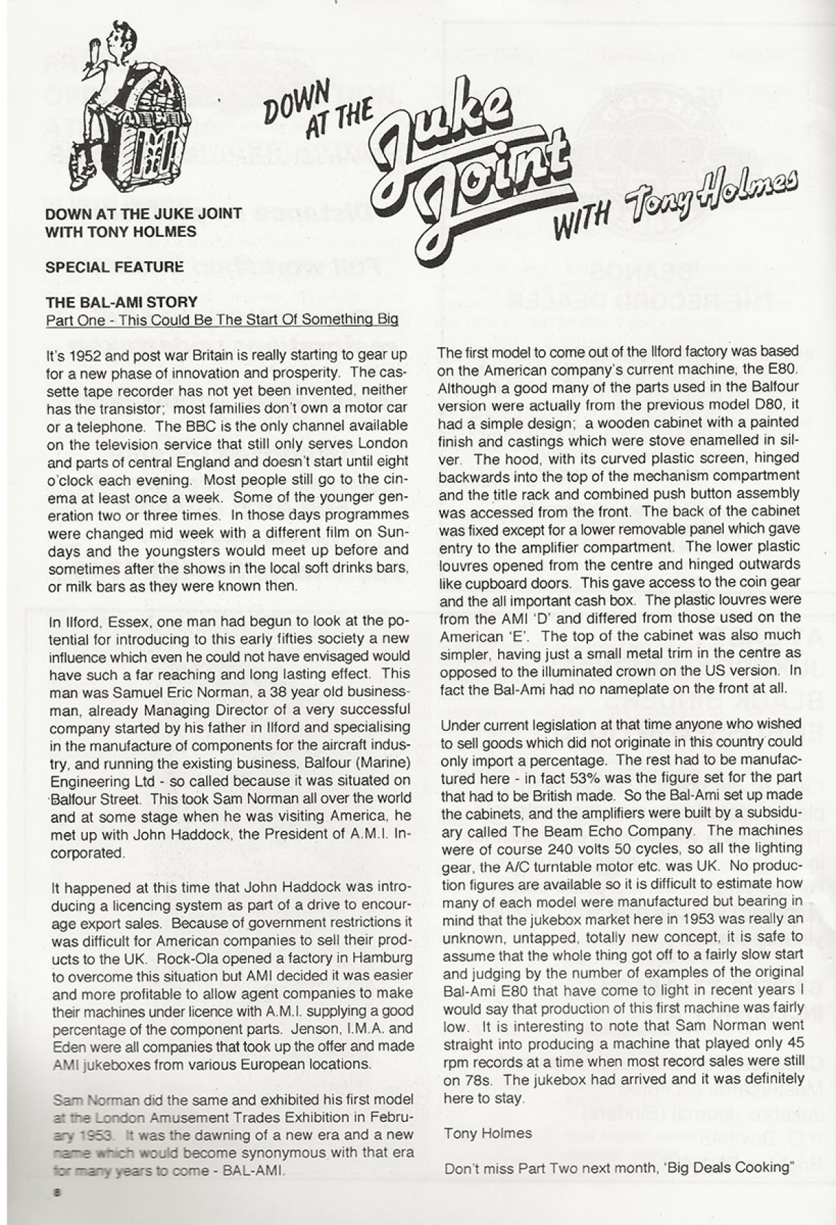 The BAL-AMi Story by Tony Holmes 