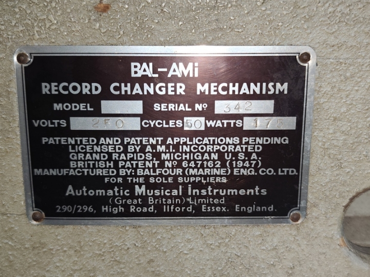 The plate does not look correct. No model ID, odd serial number, and possibly incorrect wattage. 